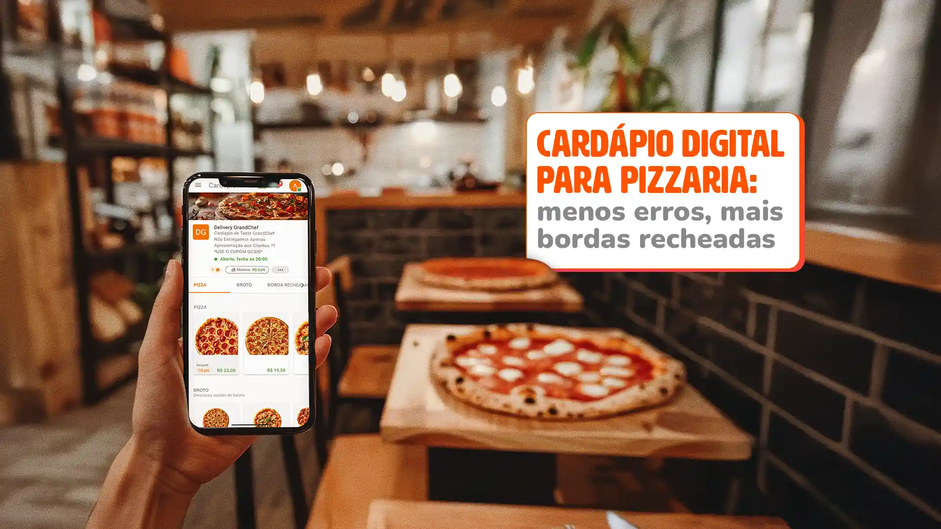 O melhor cardápio digital para sua pizzaria