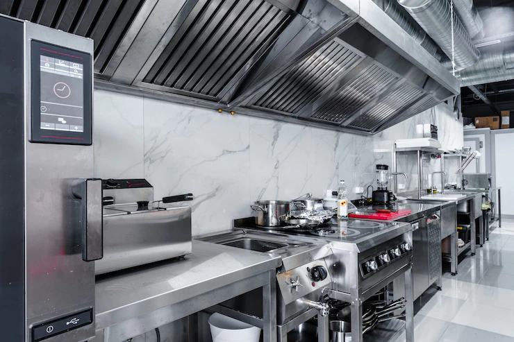 organização de cozinha de restaurante 