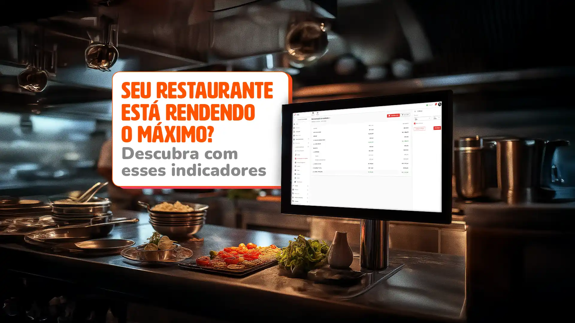 4 principais indicadores de produtividade para restaurante