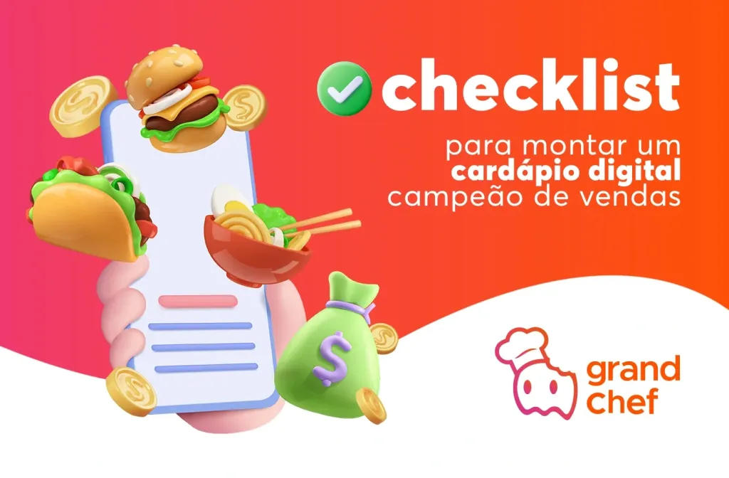 checklist cardápio de sucesso