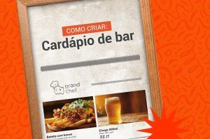 como criar cardápio de bar