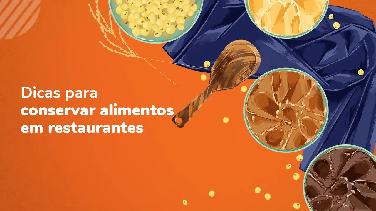 varios alimentos sendo conservados em restaurantes
