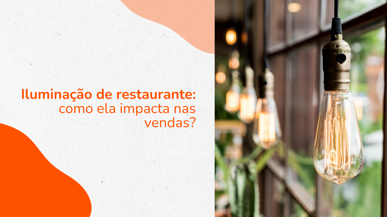 lampadas penduradas iluminando restaurantes