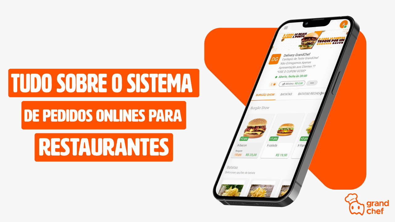 capa sistema de pedidos online